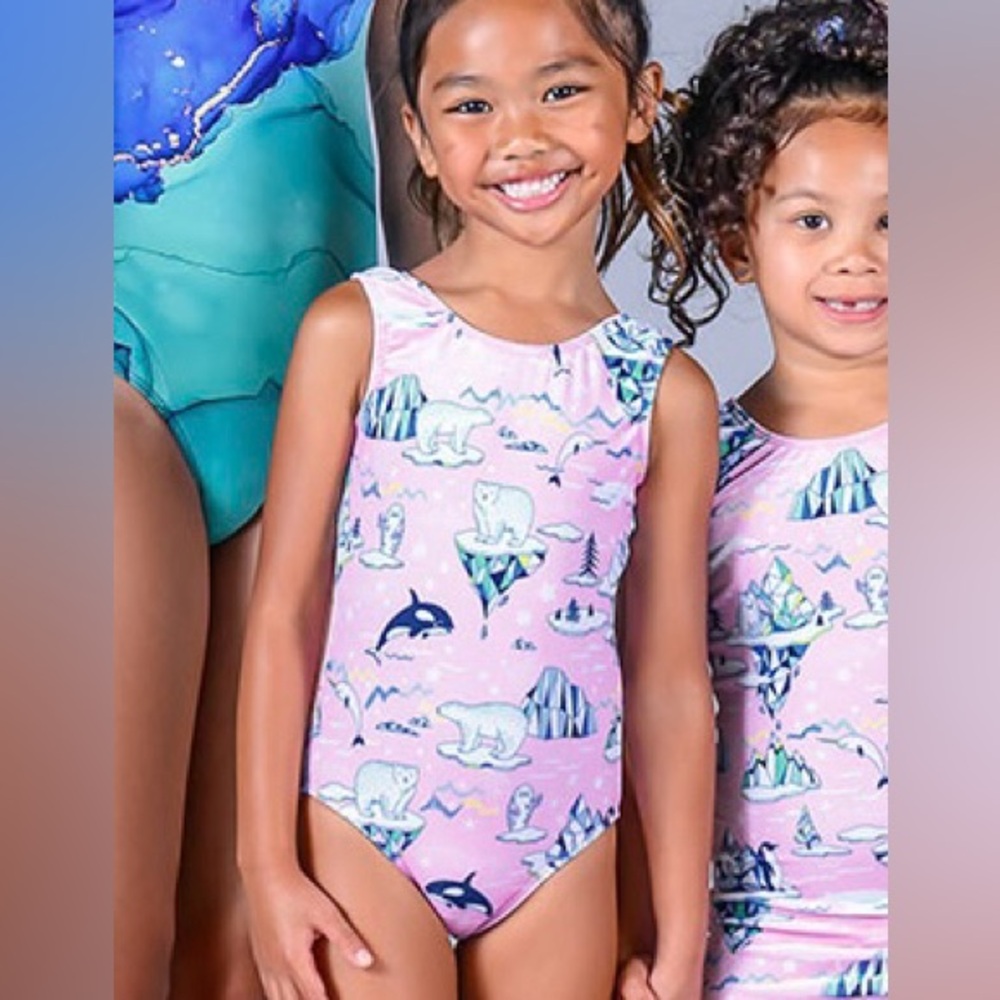 Destira Arctic leotard child xxs (3-4years)